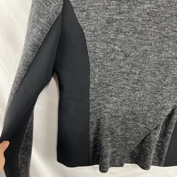 Anthropologie Cartonnier Grey Jersey Knit Blazer Womens Size 14 - Picture 4 of 9